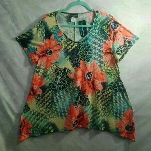 Top👚BRITTANY BLACK BLOUSE SIZE 1XL